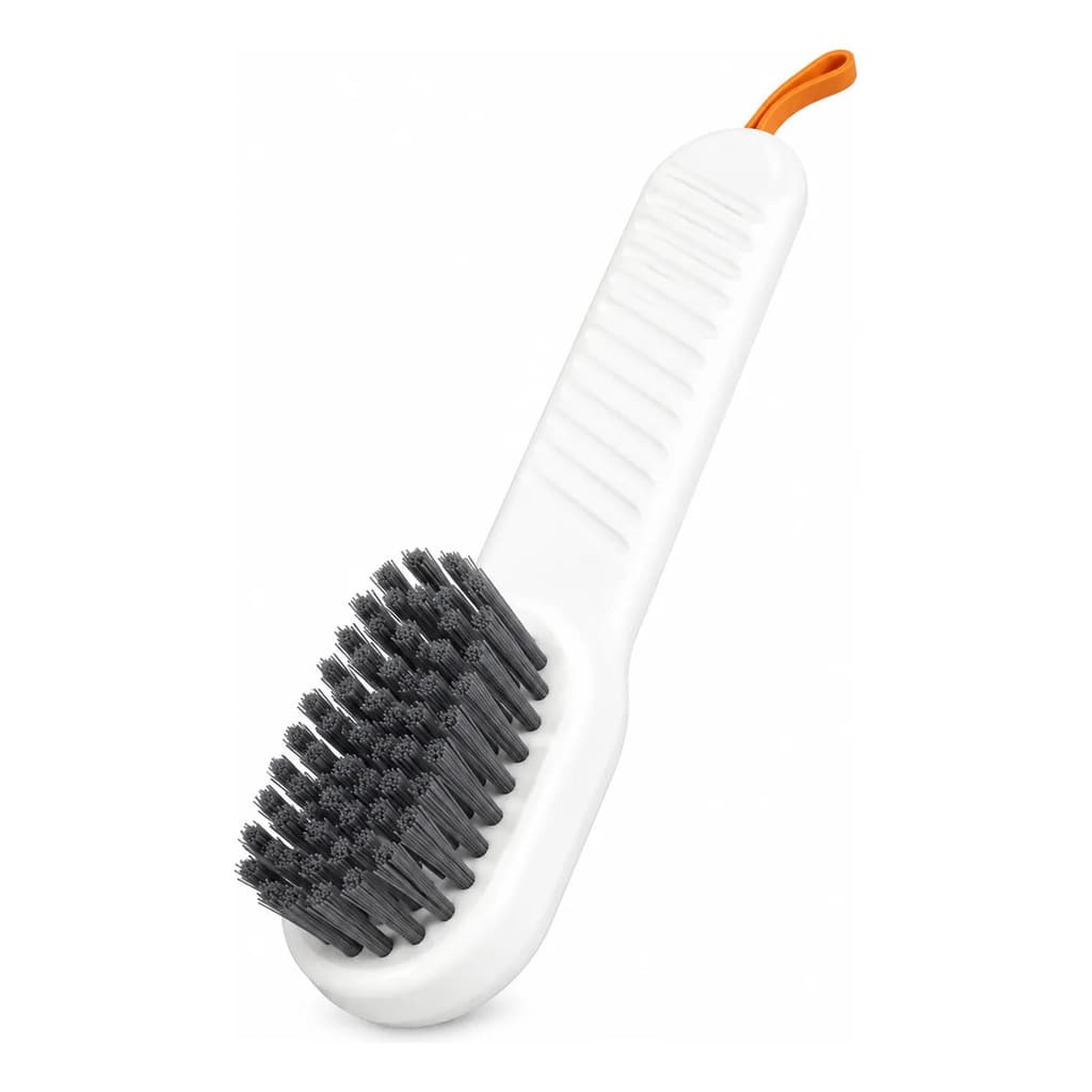 Escova Limpa Sapato Dispenser Sa~bao Escova Limpeza Multiuso