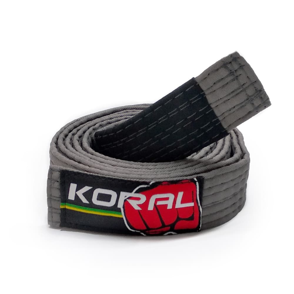 Faixa Jiu-Jitsu Cinza Infantil Koral