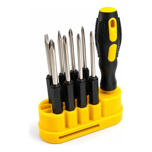 Kit Chave Phillips E Fenda 9 Peças Cabo Ergonômico Compacto
