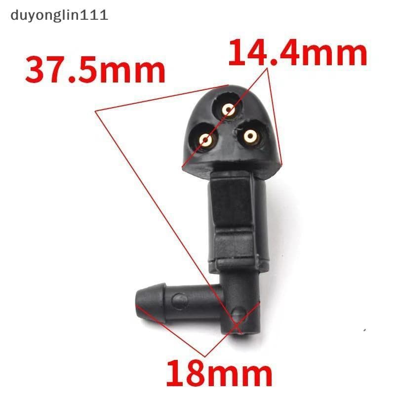 (duyonglin111) 1/2/4 Unidades Bicos De Jato De Lavadora Com 3 Furos Bico De Água Para Limpador De-Brisa De Carro 901-955
