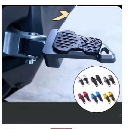 Par De Pedaleira Pedal de Moto SportX Traseira Universal 2unidadss
