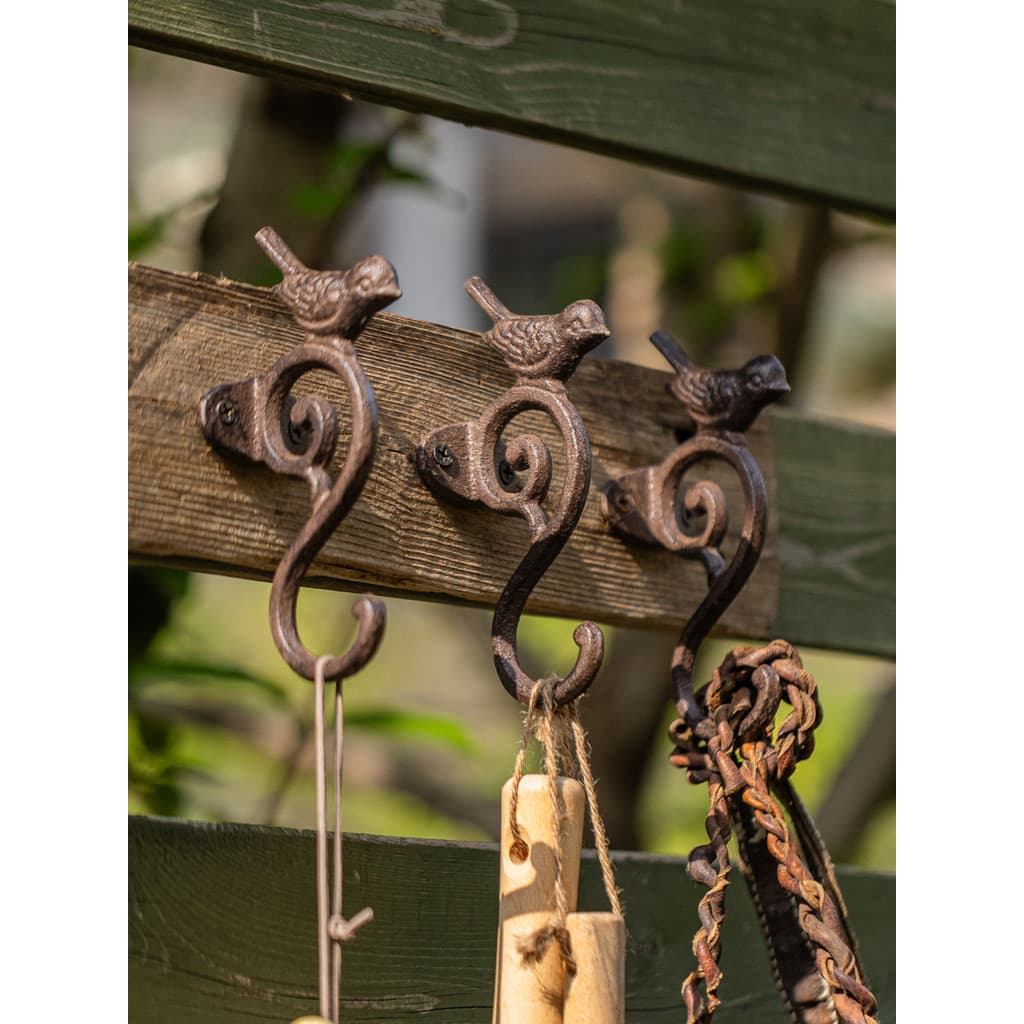 Juhan chinês ao ar livre pássaro gancho de ferro fundido criativo Retro pátio decoração suporte de suspensão de parede g