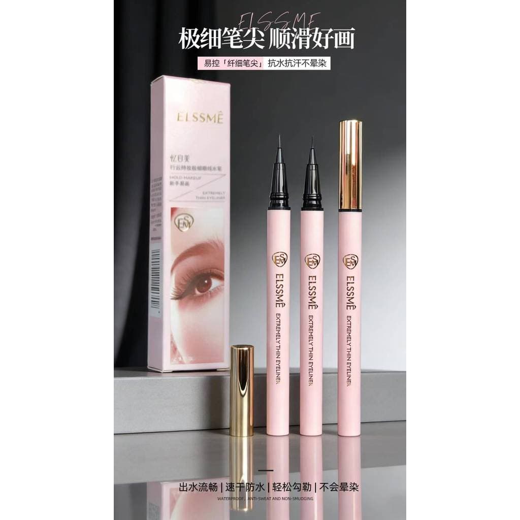 X Xingyun Maquiagem de longa duração Delineador ultrafino Caneta tinteiro Pincel macio Nib de longa duração à prova d'ág