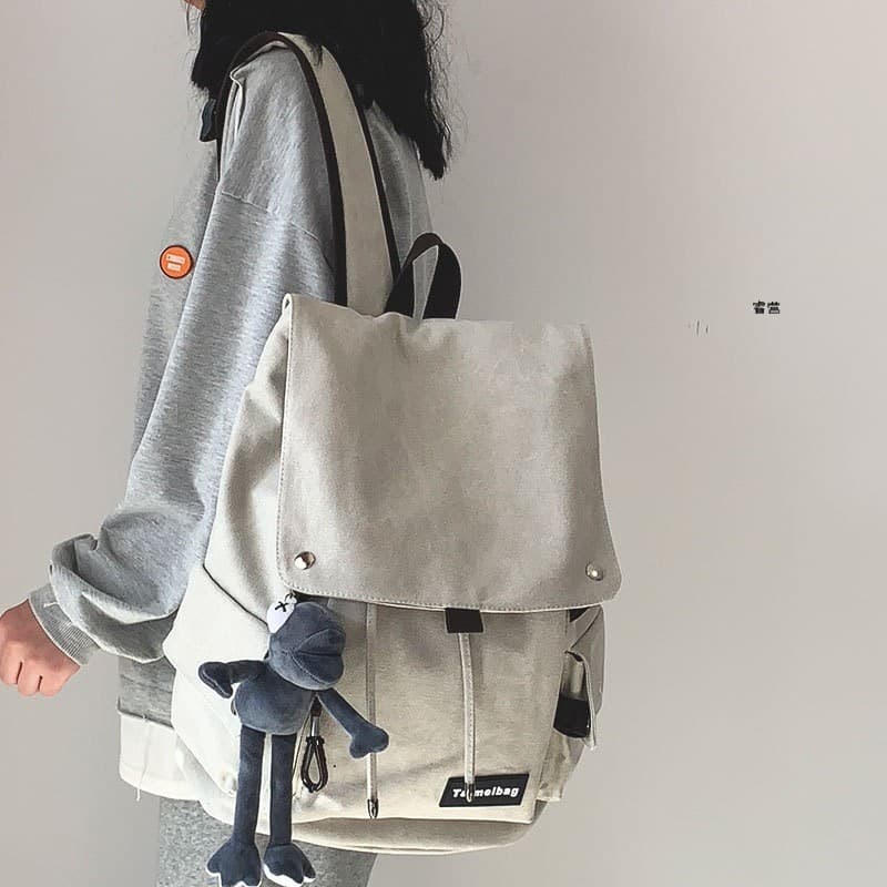 Street Wear mochila masculina de grande capacidade moda simples feminino estudante universitário estudante do ensino méd