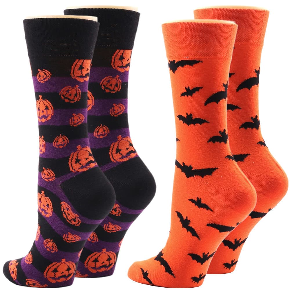 Novo] Meias masculinas exclusivas transfronteiriças Meias femininas Meias de Halloween Meias de desenho animado Meias de