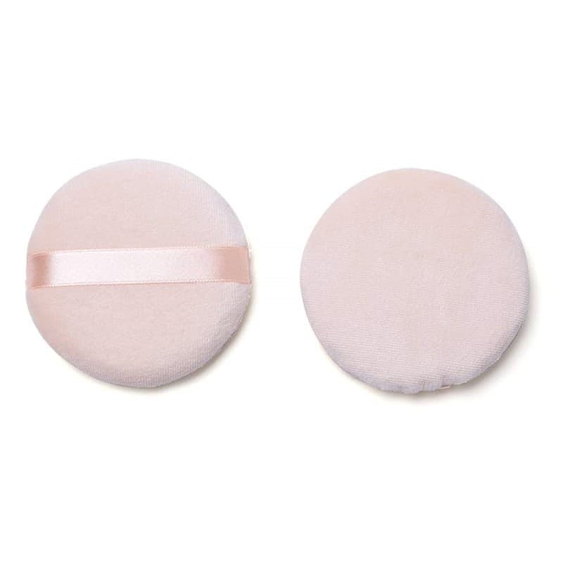 Conjunto de 10 esponjas redondas para maquiagem, ferramentas de maquiagem, esponjas macias de veludo para pó, aplicador