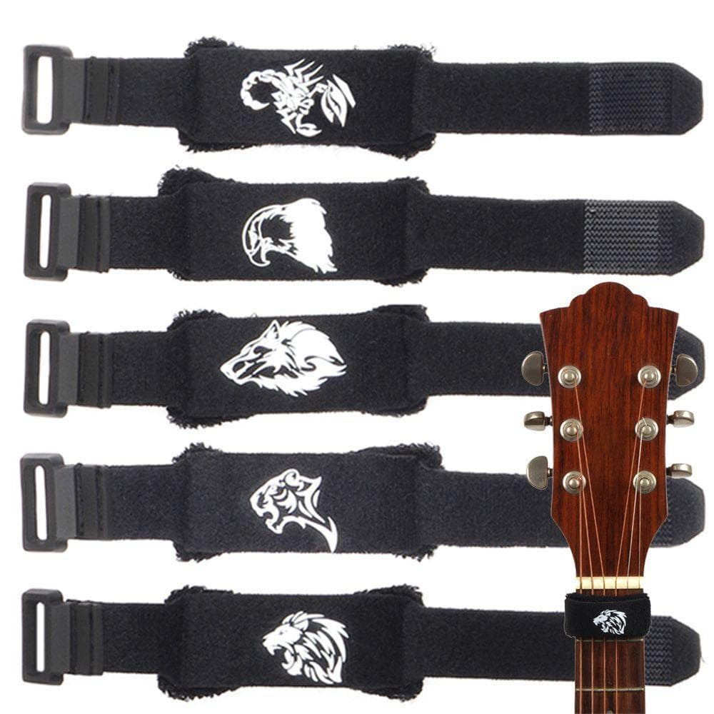 Cordas Mute Noise Strap Baixo Acústico Faixa De Muting De Guitarra Elétrica