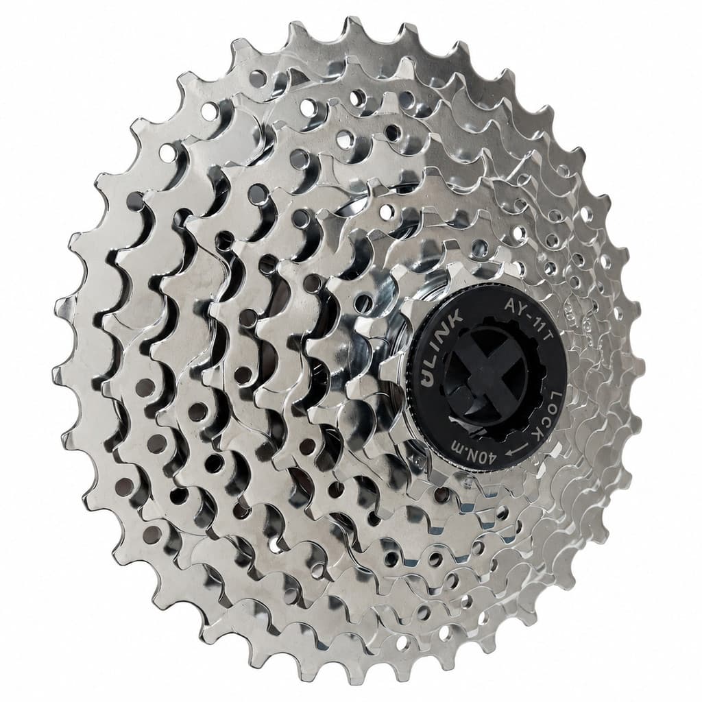 Cassete Encaixe 8v K7 MTB Cromado 8 Velocidades 11-36D