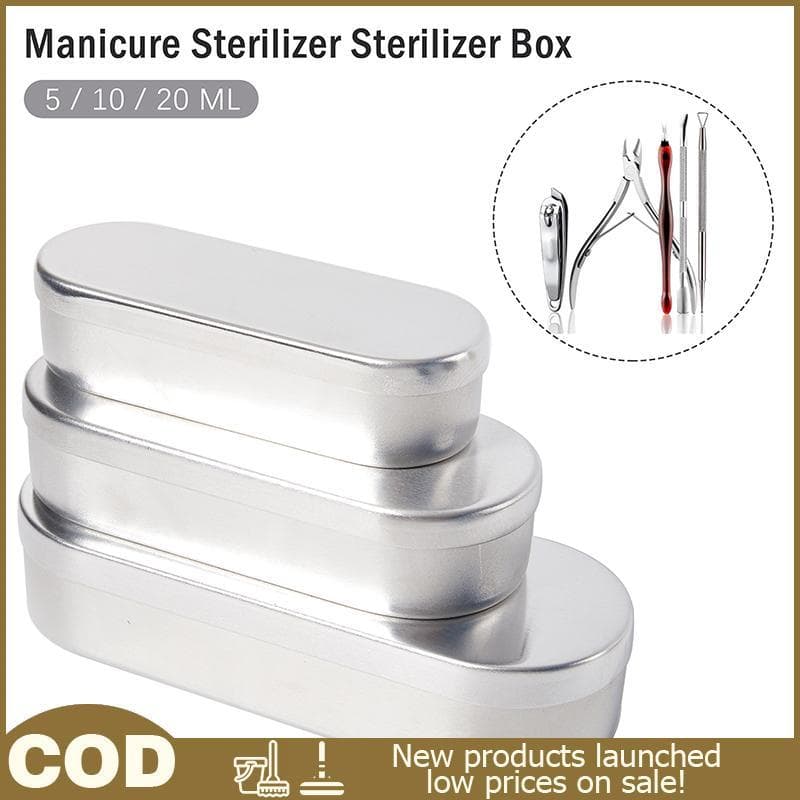 Esterilizador De Manicure Caixa Bandeja De Ferramentas De Unhas Recipiente Resistente Alta Temperatura