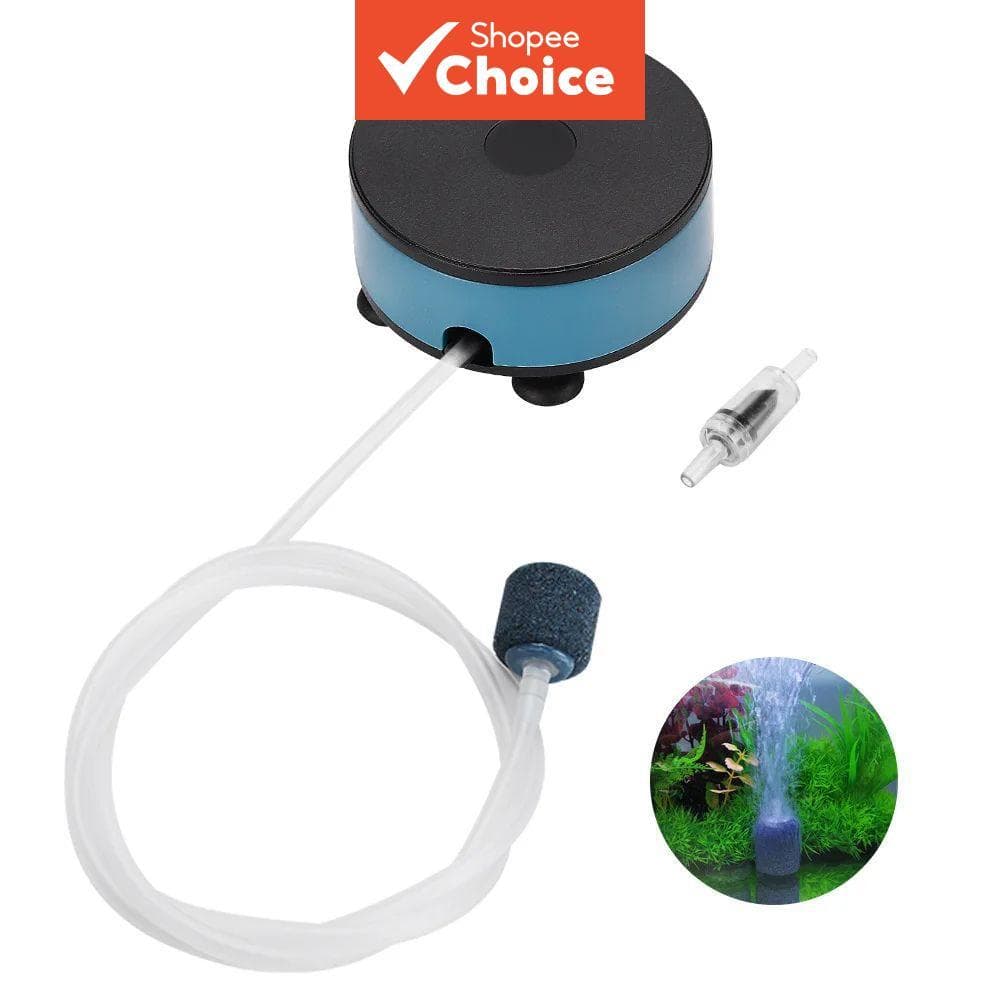 Bomba de Ar de Aquário USB DC5V Silenciosa Mini Aerador de Oxigênio para Tanque de Peixes com Tubo de Ar, Pedra de Ar,