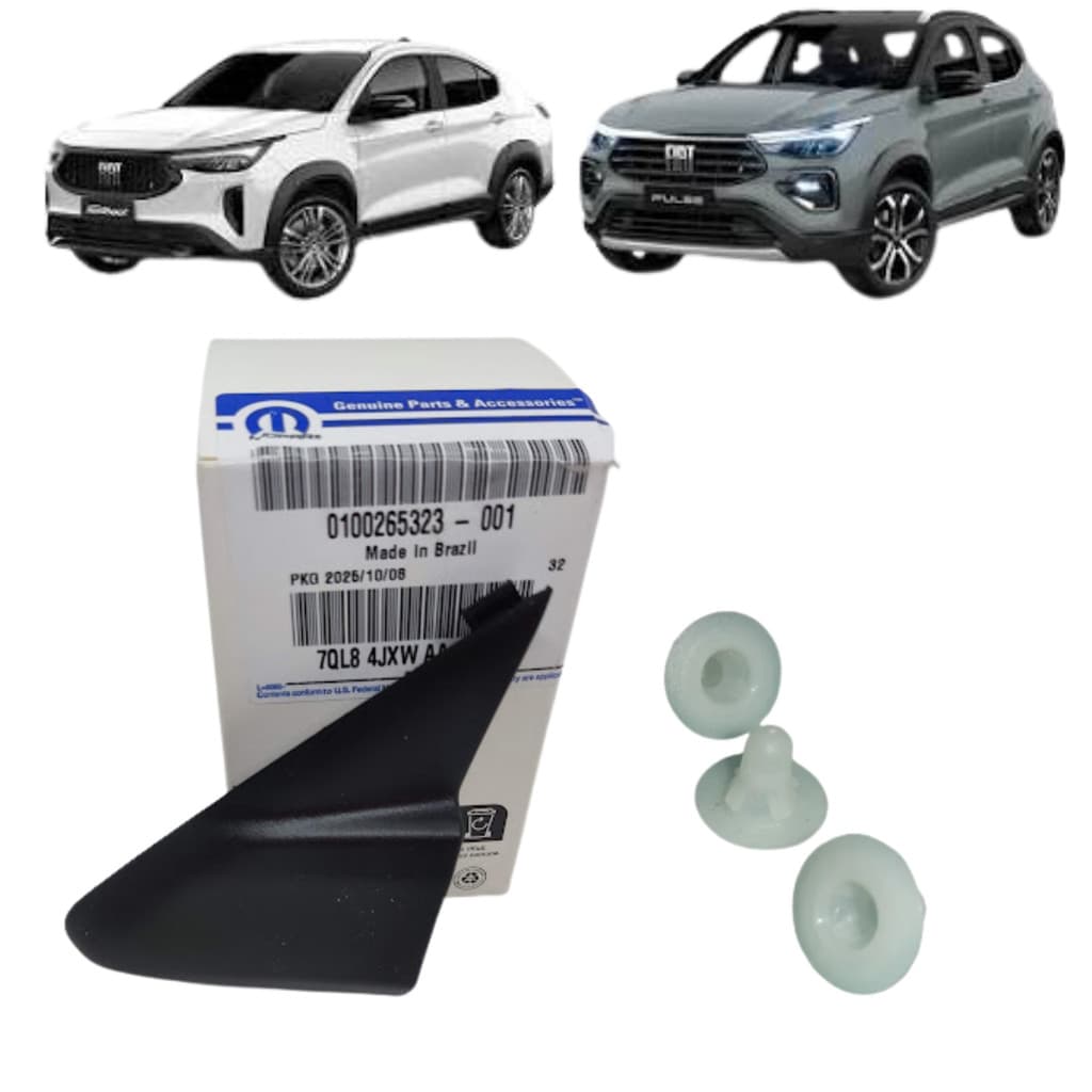 kit Acabamento Paralama Esquerdo c/bucha Fiat Pulse Fastback