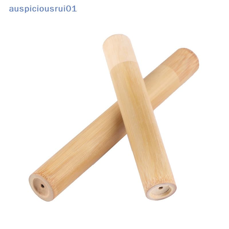 1 peça de suporte para escova de dentes de bambu natural