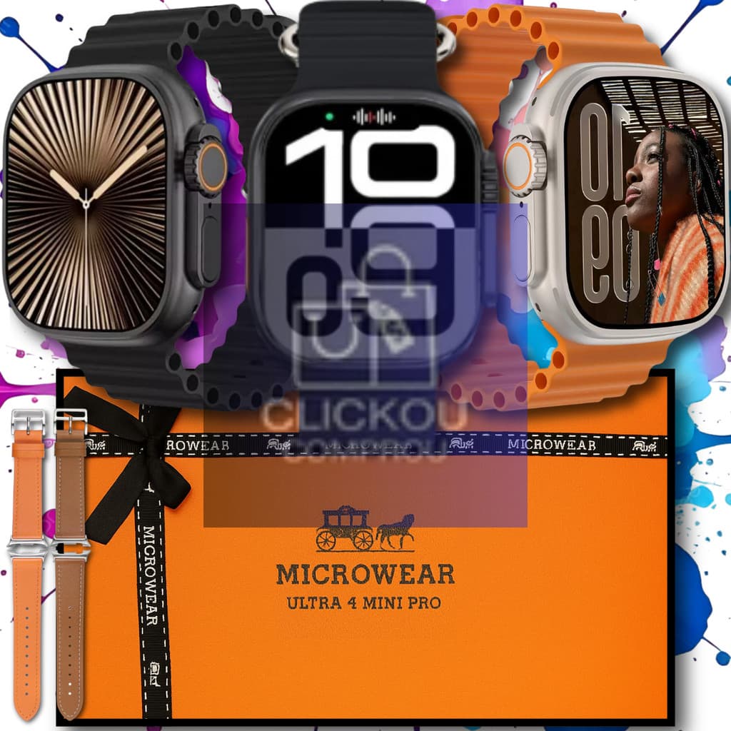 Smartwatch Ultra 4 Mini Pro Série 11 com Tela AMOLED 1.85" e 1GB Desempenho Estilo e Conectividade