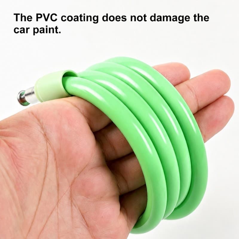 Yoo Bag Storage Bike Lock Com Cabo Longo E Trava De Bicicleta Sem Chave