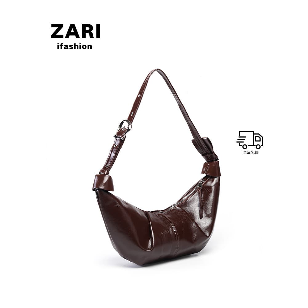 {Zizai Croissant} Bolsa Commuter 2026 Novo Estilo Bolsa Feminina Bolsa Mensageiro Grande Capacidade Croissant Bolsa Femi