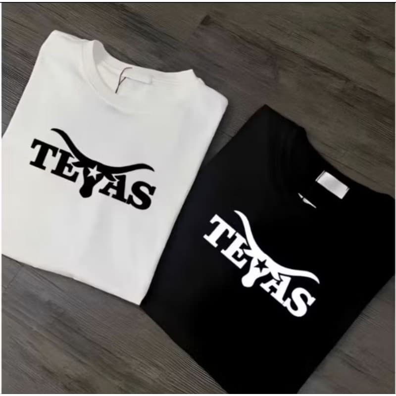 Kit 2 Camiseta Masculina Rodeio Texas 100%Algodão Cawtry