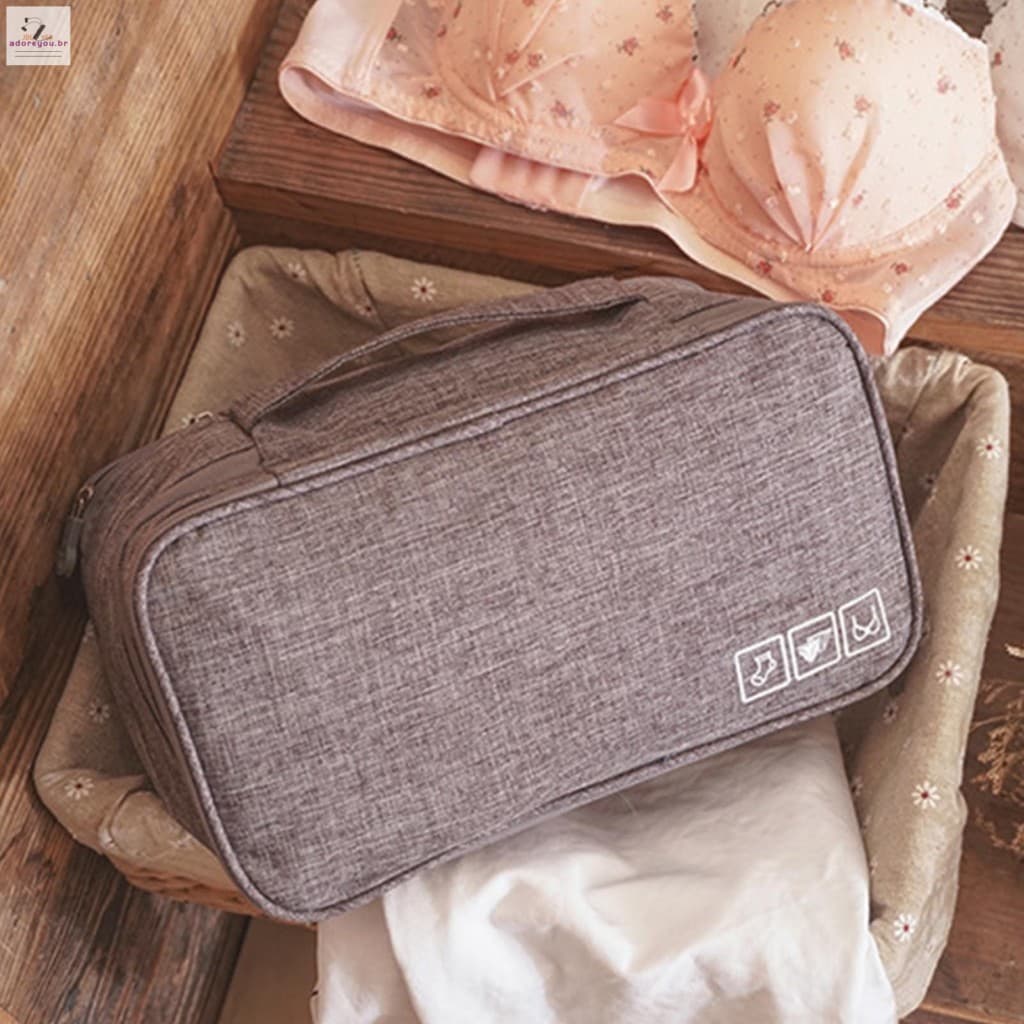 Bolsa De Roupa Íntima De Viagem À Prova D'água-Durável Para Artesanato De Moedas De Cartões De Identificação
