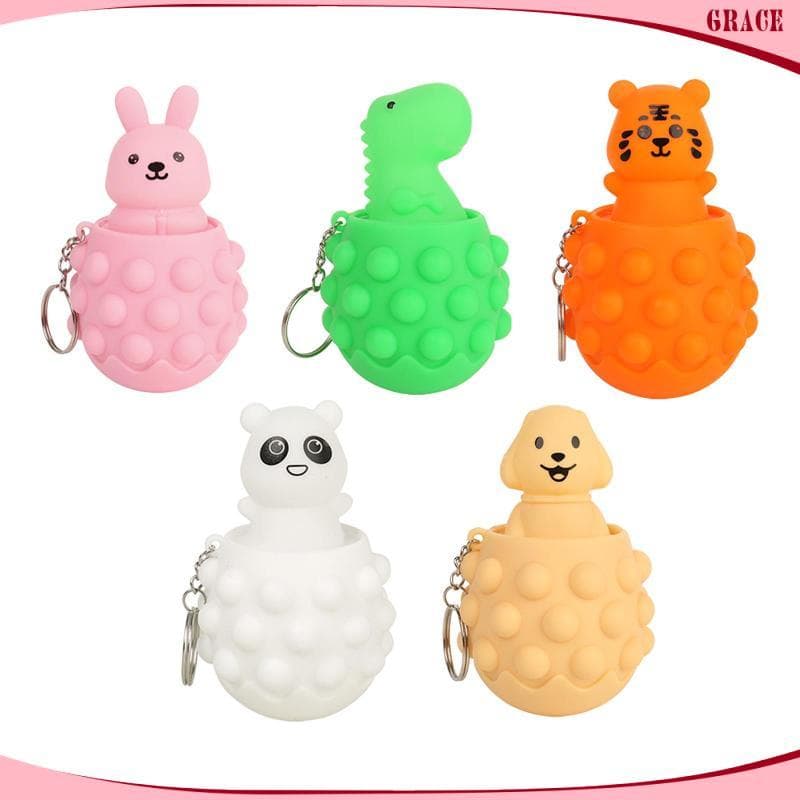 [Grace_sz] Brinquedo Engraçado De Silicone De Descompressão , Brinquedos Antiestresse , Alívio Do Estresse , De Dedo Par