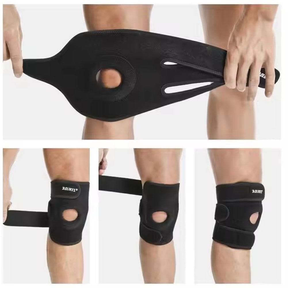 Joelheira Esportiva Protetora Respirável Joelheiras Alça Ajustável Para Homens E Mulheres T5l5