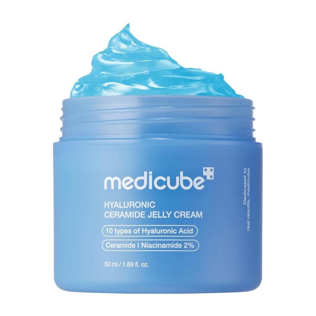 Creme Jelly Medicube com Ácido Hialurônico |   Hidratante Diário para Todos os Tipos de Pele |   Hidratação de Longa Dur