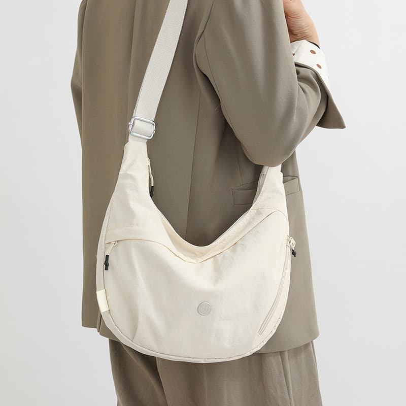 Bolsa mensageiro Casual feminina preguiçosa de grande capacidade bolsa feminina ombro lona leve moda de viagem