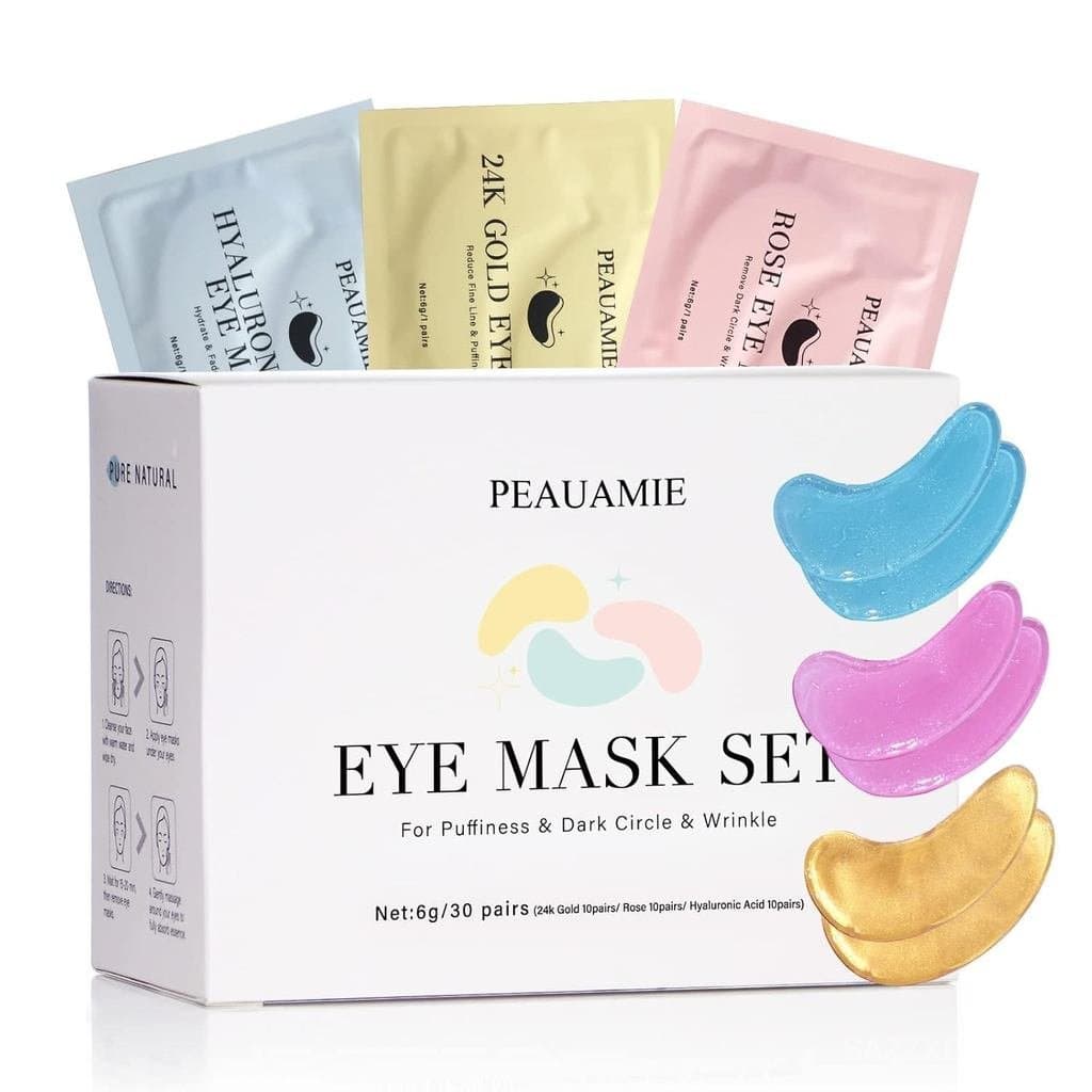 Os adesivos para os olhos PEAUAMIE contêm ouro e ácido hialurônico, adequados para olhos inchados, as máscaras de olhos