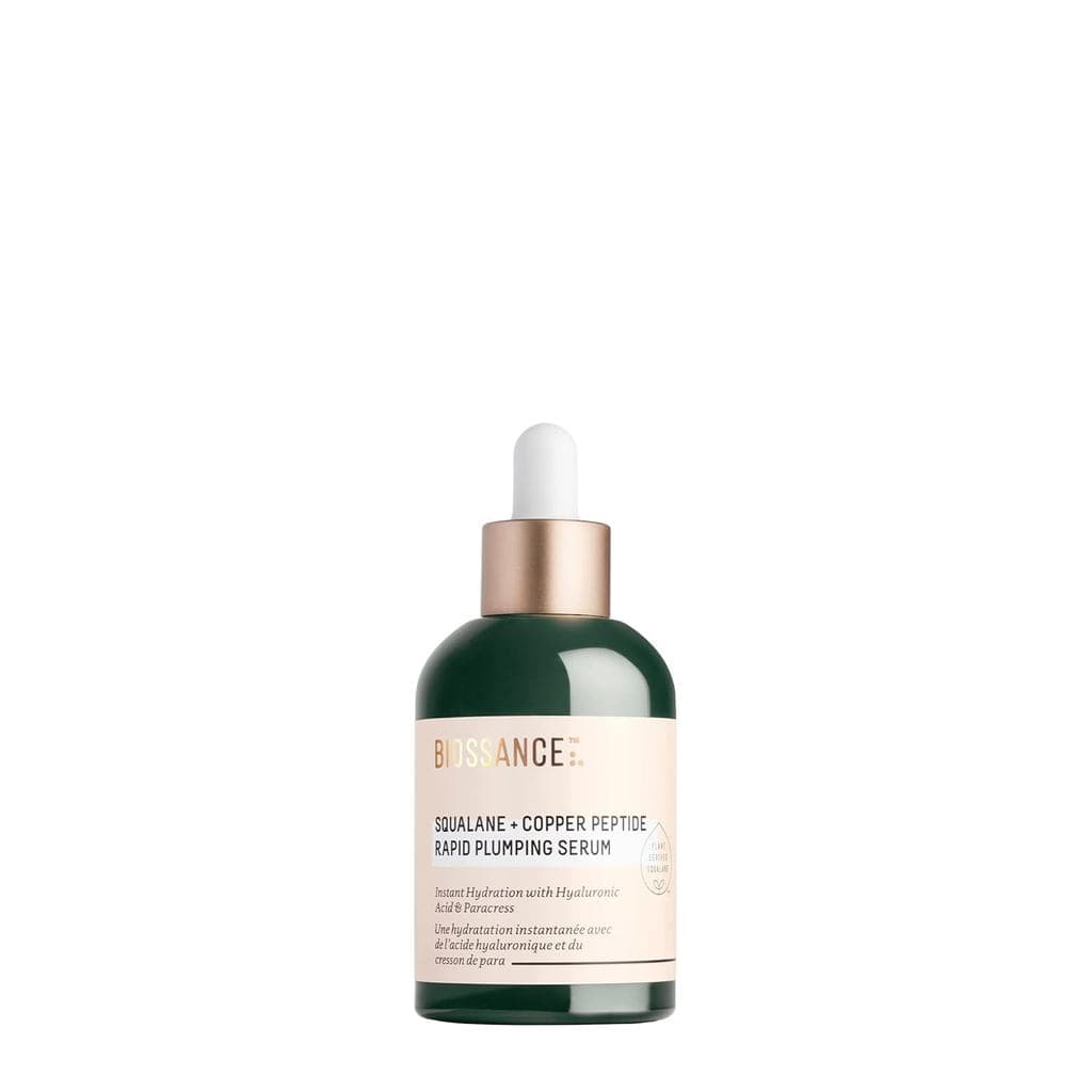 Biossance Squalane + Copper Peptide Rapid Plumping Serum - Sérum Facial para Todos os Tipos de Pele - Visivelmente Preen