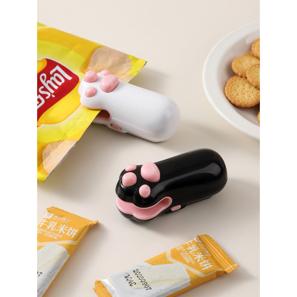 Máquina de selagem de garra de gato, Mini pequena cozinha doméstica, lanches, manutenção fresca, ferramenta útil, selado