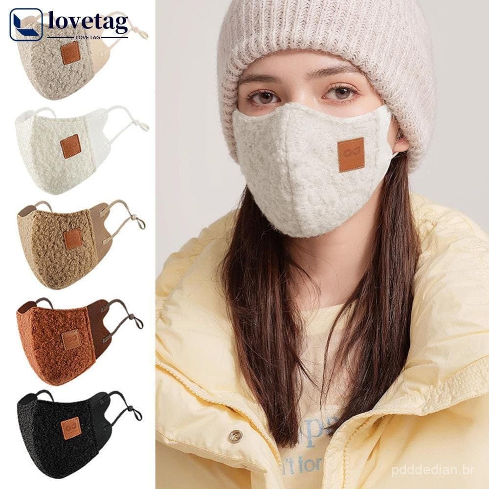 LOVETAG Outono Inverno Velo-Forrado Máscara Facial Quente 3D Emagrecimento Moda À Prova De Vento Frio Ciclismo Esqui I6U