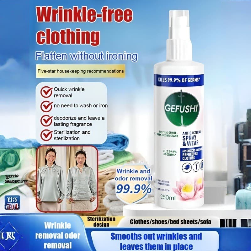 【Elimina Odor e Rugas】SL Wrinkle And Odor Remover Fabric Spray/Odor Eliminator/Spray de Tecido/Removedor de