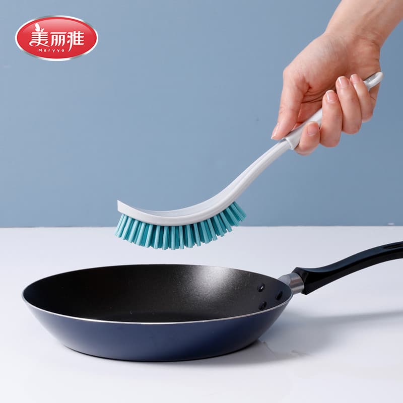 Meria escova de panela de ferro escova de limpeza de cozinha escova de panela ferramenta útil limpeza doméstica não é fá