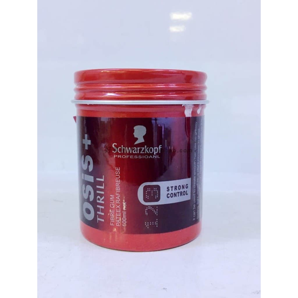 OSIS + argila de cabelo Extra dura masculina, lata vermelha refrescante, estilo brilhante, cera 100g, fragrância duradou