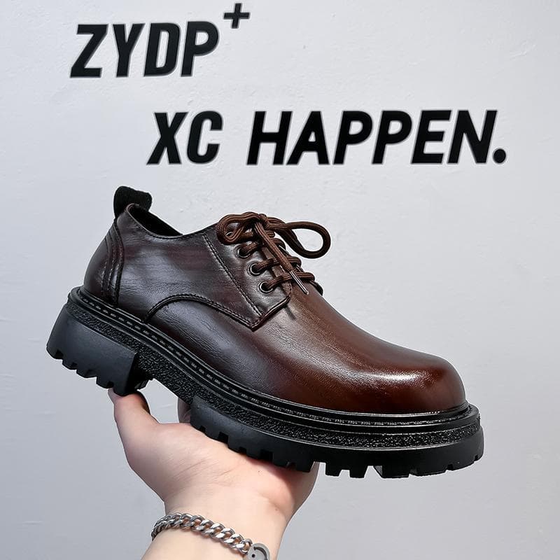 Novos sapatos casuais de couro masculino negócios Formal Wear jovem couro genuíno vendas terno estilo britânico noivo sa