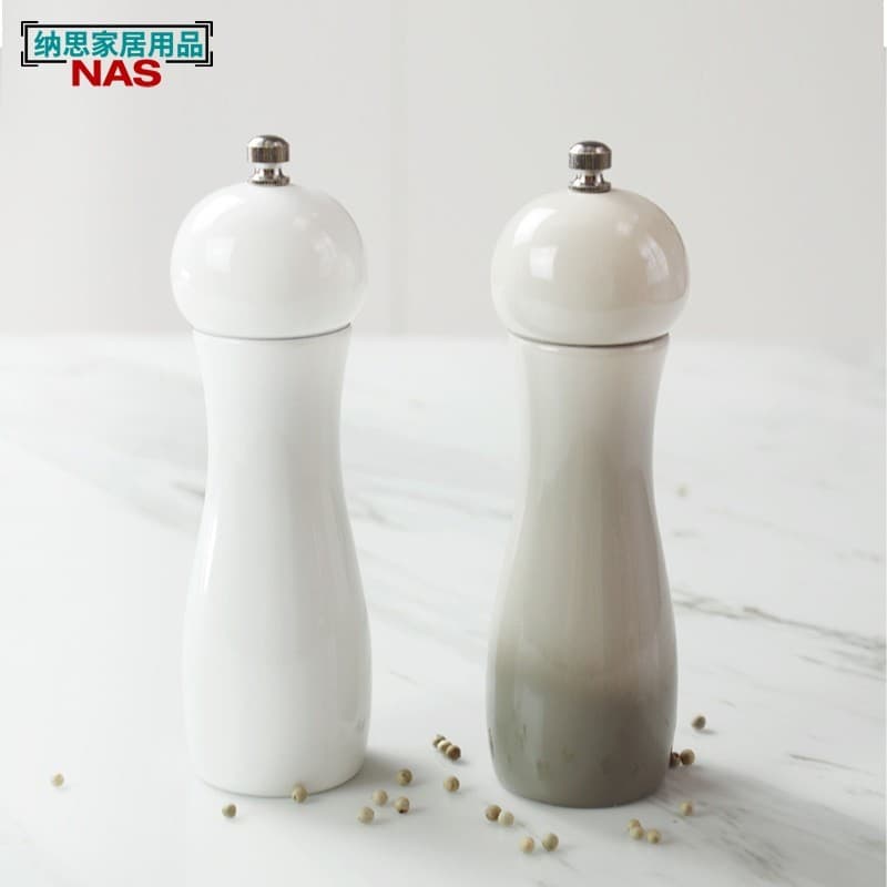 Moedor Manual de pimenta, garrafa de tempero de pimenta preta, moedor de pó, núcleo cerâmico, garrafa de tempero, utensí