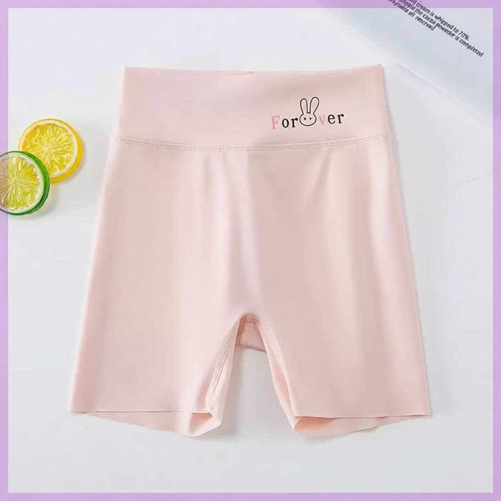 Meninas calças de segurança Anti-reflexo verão fino gelo seda Leggings Shorts crianças roupa interior sem costura dois-e