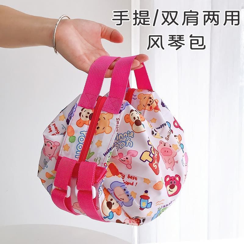 Mini bolsa de pano plissada, dobrável, ecologicamente correta, portátil, ombro duplo, um ombro, viagem, grande capacidad
