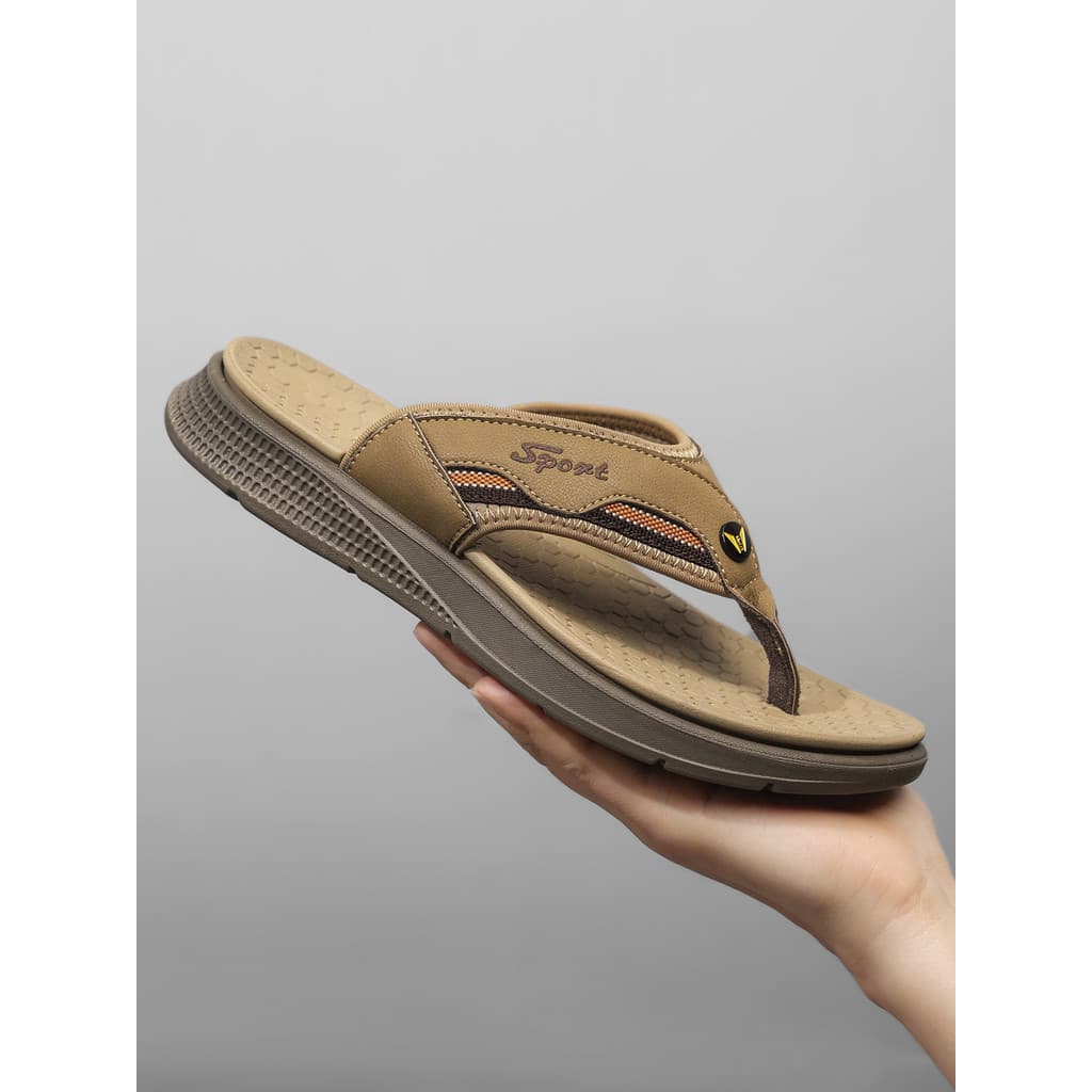 Chinelos masculinos de tamanho grande, verão, antiderrapante, sola macia, sapatos de praia ao ar livre, casuais, sola gr
