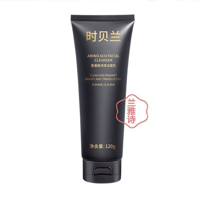 Shibelan Aminoácido Limpador Facial Limpeza Profunda Limpa Refrescante Poros Limpos Pele Sensível Limpador Suave Homens
