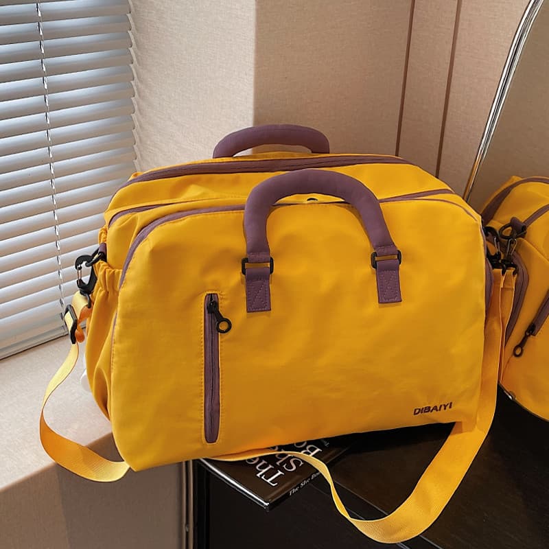 Bolsa de bagagem para roupas de grande capacidade, portátil, curta distância, bolsa de viagem para negócios, academia, l