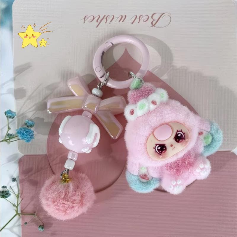 [JBTH] 1 Peça Kawaii Cartoon Babytrês Mini Chaveiro Bolsa De Boneca Fofa Pingente Acessórios DIY Decoração [JB]