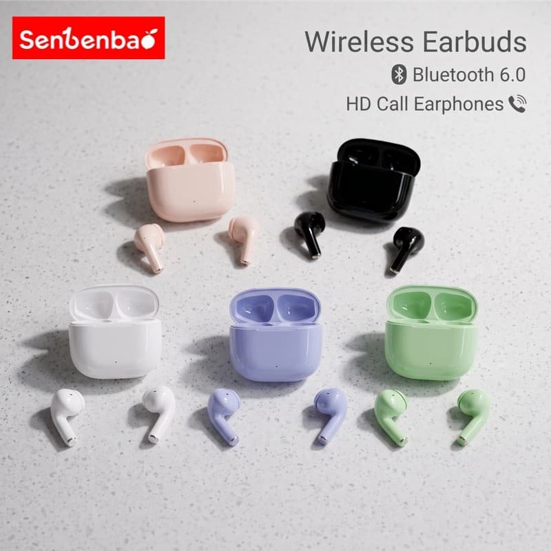 Senbenbao Fones De Ouvido LP40 Pro Verdadeiro Sem Fio Bluetooth HD Estéreo Baixa Latência Esportes Jogos Com Microfone