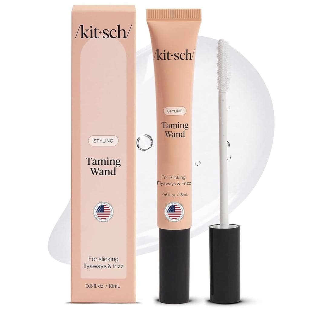 Varinha Alisadora de Cabelo Kitsch - Bastão Anti-Frizz com Biotina, Aloe e Vitamina E |   Máscara Capilar Transparente p