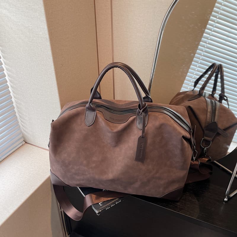Bolsa de viagem de curta distância feminina bolsa de bagagem de grande capacidade masculina bolsa leve viagem de negócio