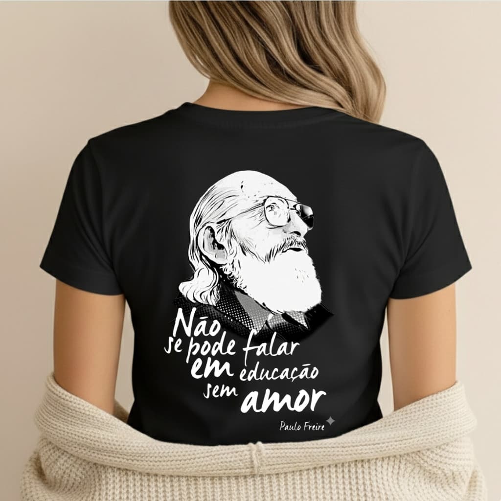 Camiseta Feminina Pedagogia 100% algodão para quem busca conforto sem abrir mão do seu estilo no dia a dia