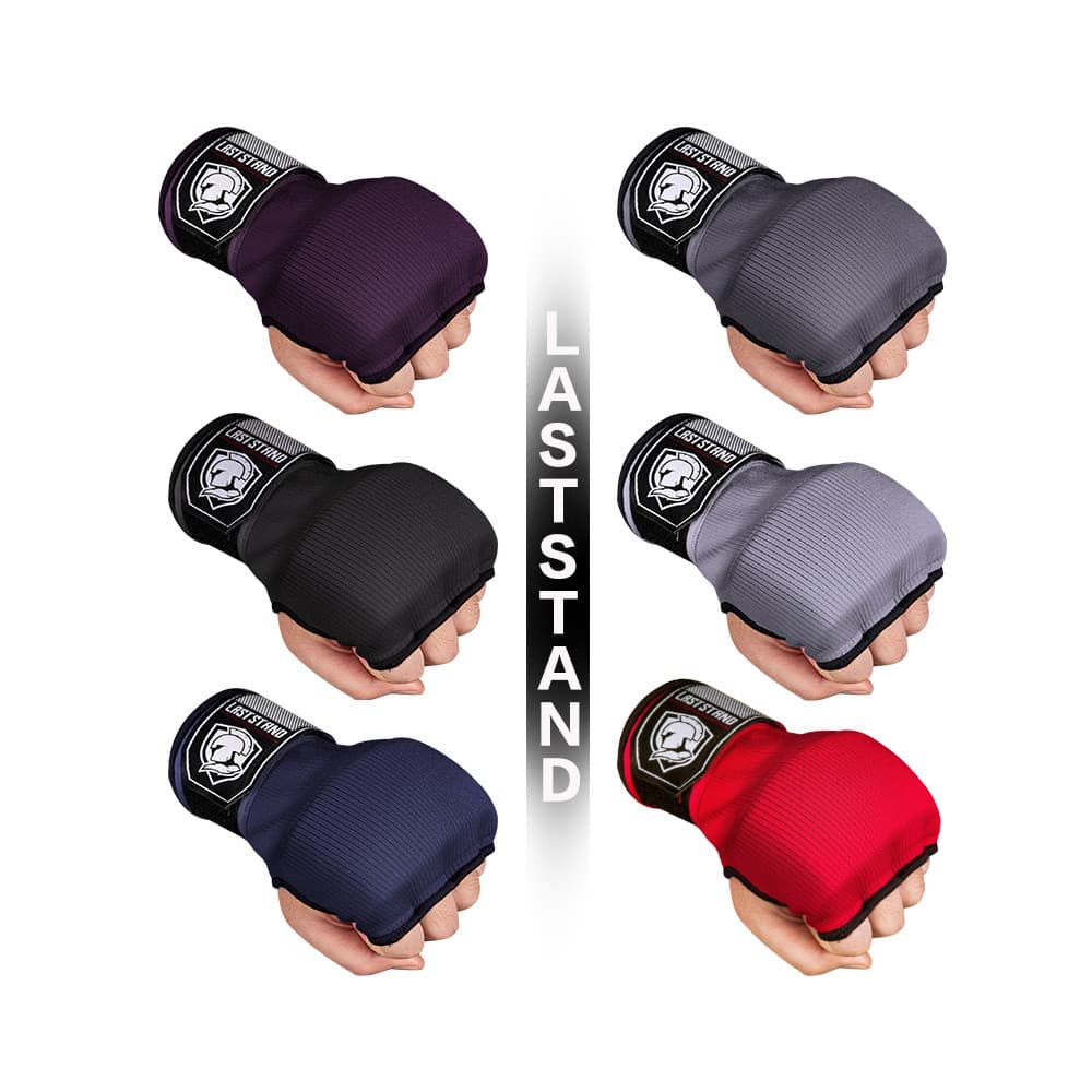 Luvas de Gel meio dedo luvas pessoas preguiçosas rápido mão embrulho cinto mão guarda pano luta Sanda boxe bandagem das