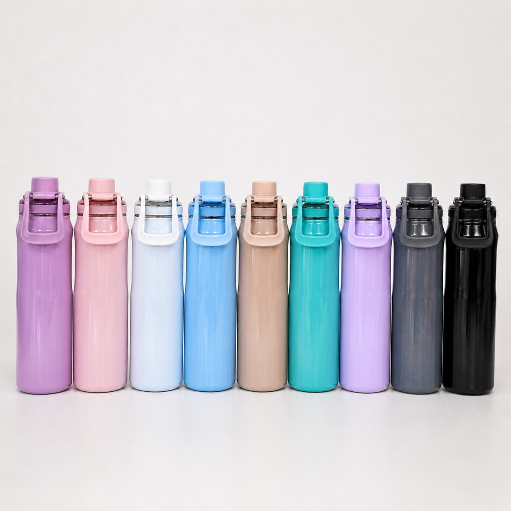 Garrafa Térmica Esportiva Inox 800ml Premium | Parede Dupla Isolada a Vácuo | Livre de BPA