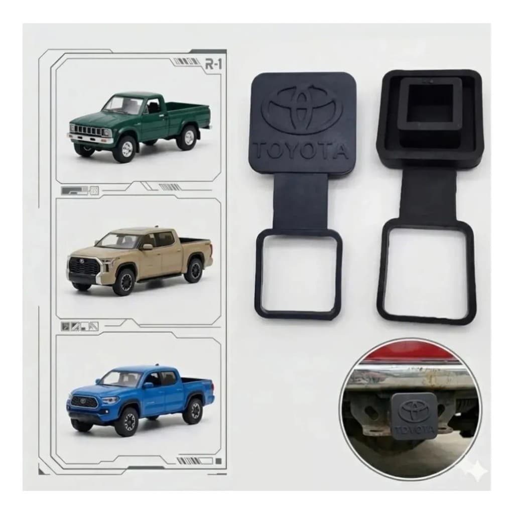 Protetor Engate Traseiro Toyota Original Premium Tampa Protetora Reboque Hillux Corolla Cross Sw4