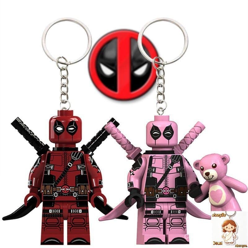 Compatível Com A LEGO Assistente Mortal Jimu Renzi Chaveiro Casal Pingente Presente Para Amigas Femininas