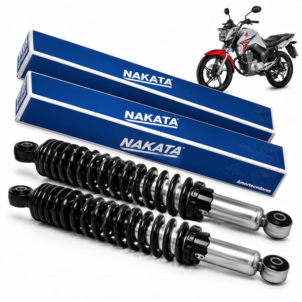 Par Amortecedor Cg 150 Job Titan 04 A 16 Nakata Am1010