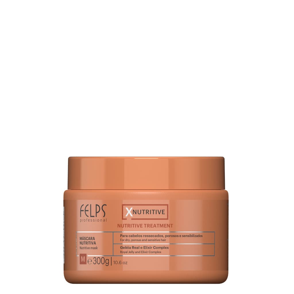 Máscara De Tratamento XNutritive 300g - Felps Professional | Nutrição Profunda